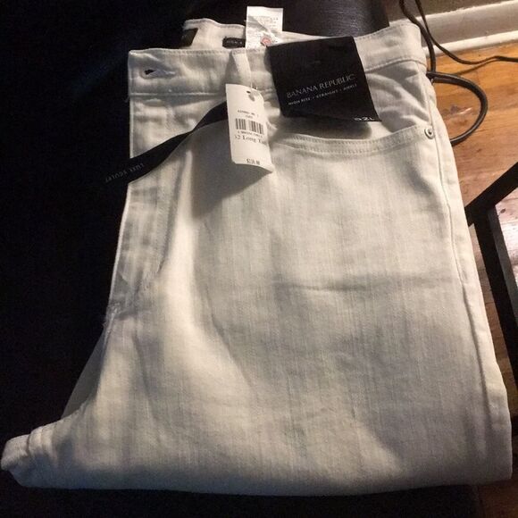 Banana Republic High Rise Straight Ankle 32 Long - Picture 1 of 8